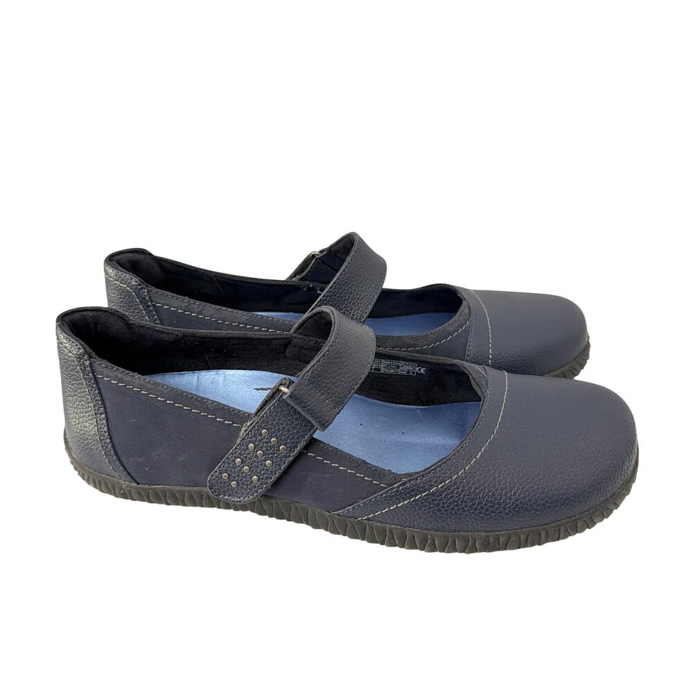 Orthaheel Shoes Womens Size 11 Sara Blue Mary Jane Adjustable Strap Comfort